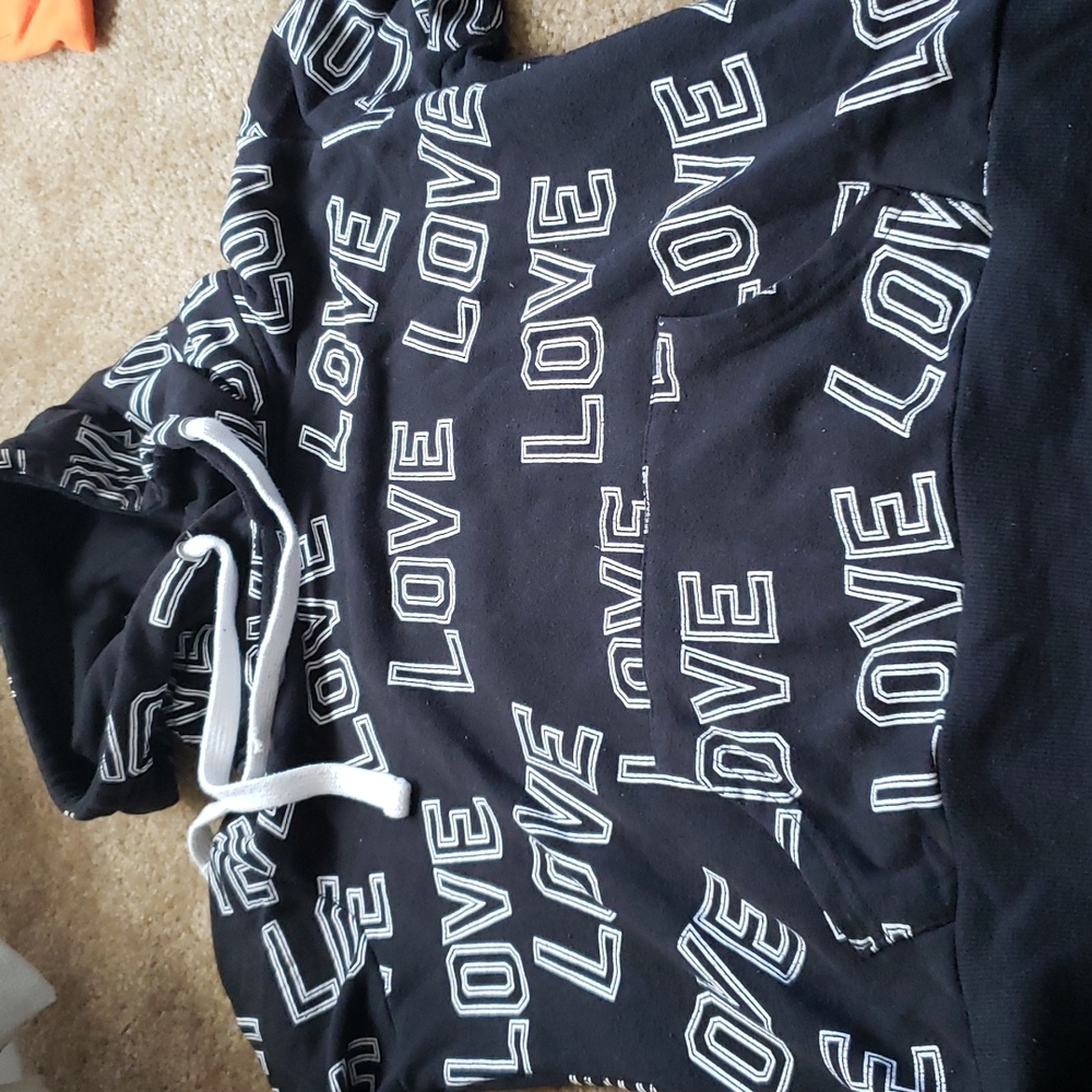 Black hoodie